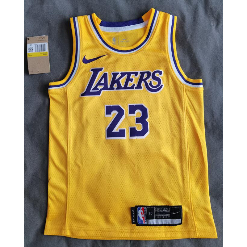NBA Niño LAKERS Amarilla Lebron James
