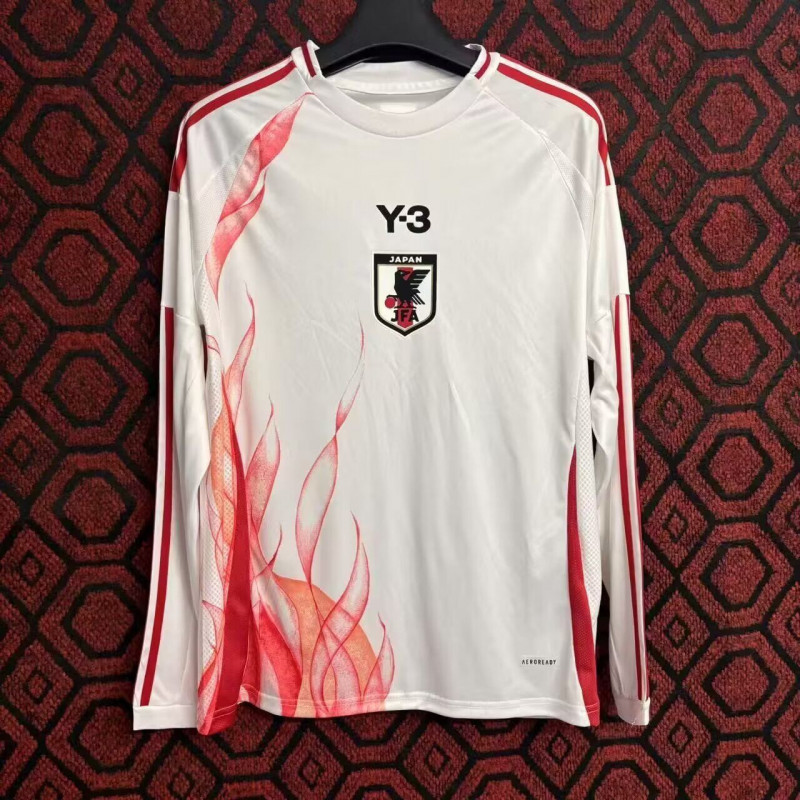 Japon Y3 Manga Larga Visitante Blanca