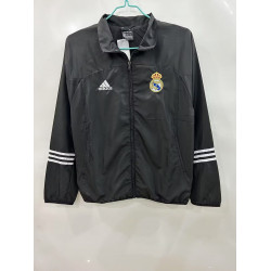 RM Cortavientos Blanco Negro