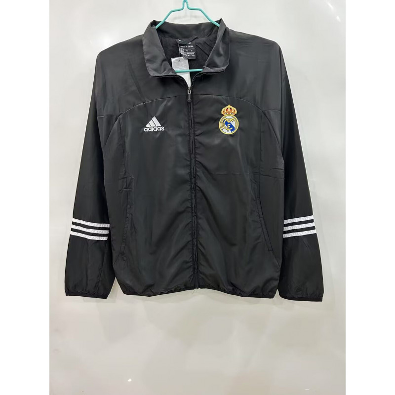 RM Cortavientos Blanco Negro