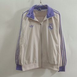 RM Cortavientos Blanco Morado