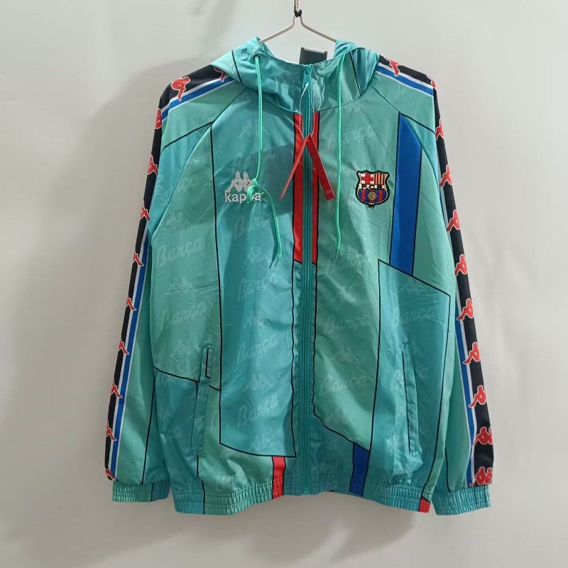 Barcelona Cortavientos Retro Visitante 96-97