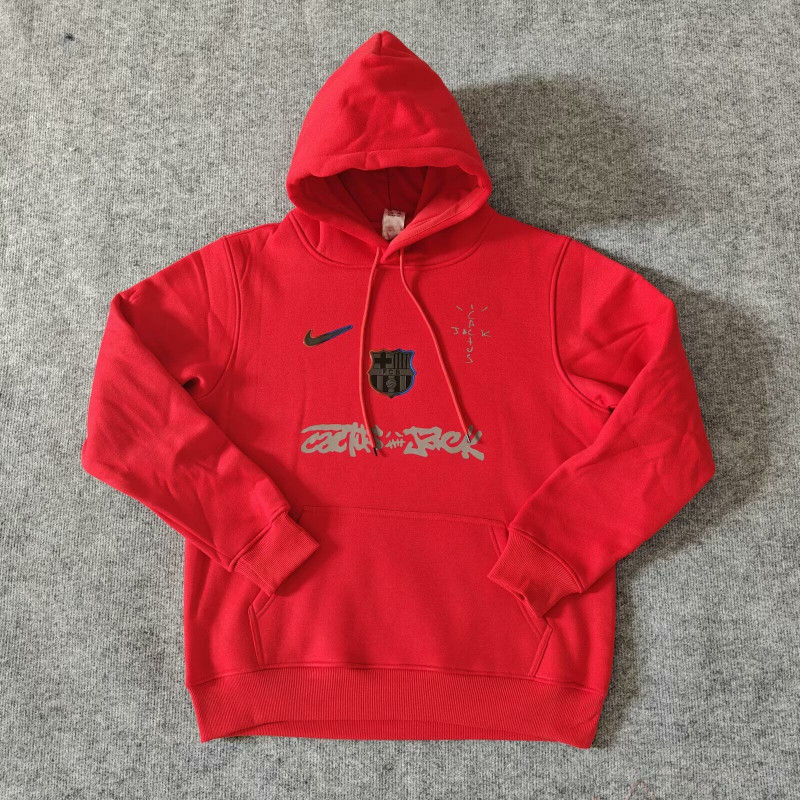 Barcelona x Travis Scott Sudadera Roja