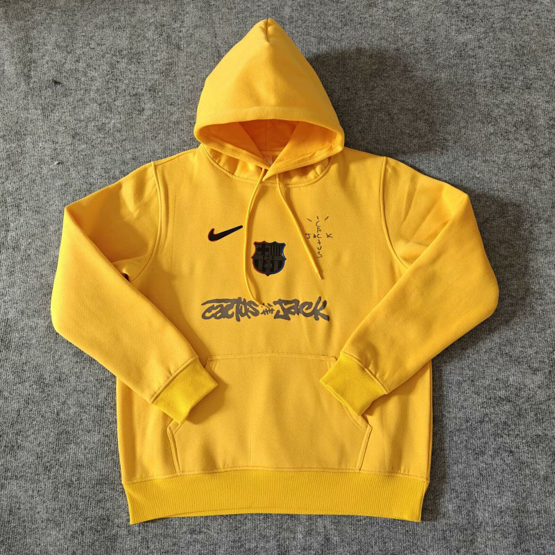 Barcelona x Travis Scott Sudadera Amarilla