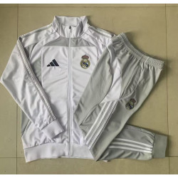 Chandal Niño RM Gris Blanco 25-26