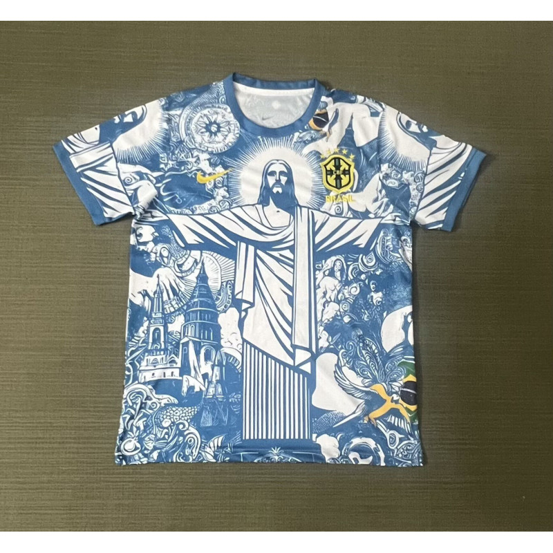 Brasil Especial Jesus Azul Blanco
