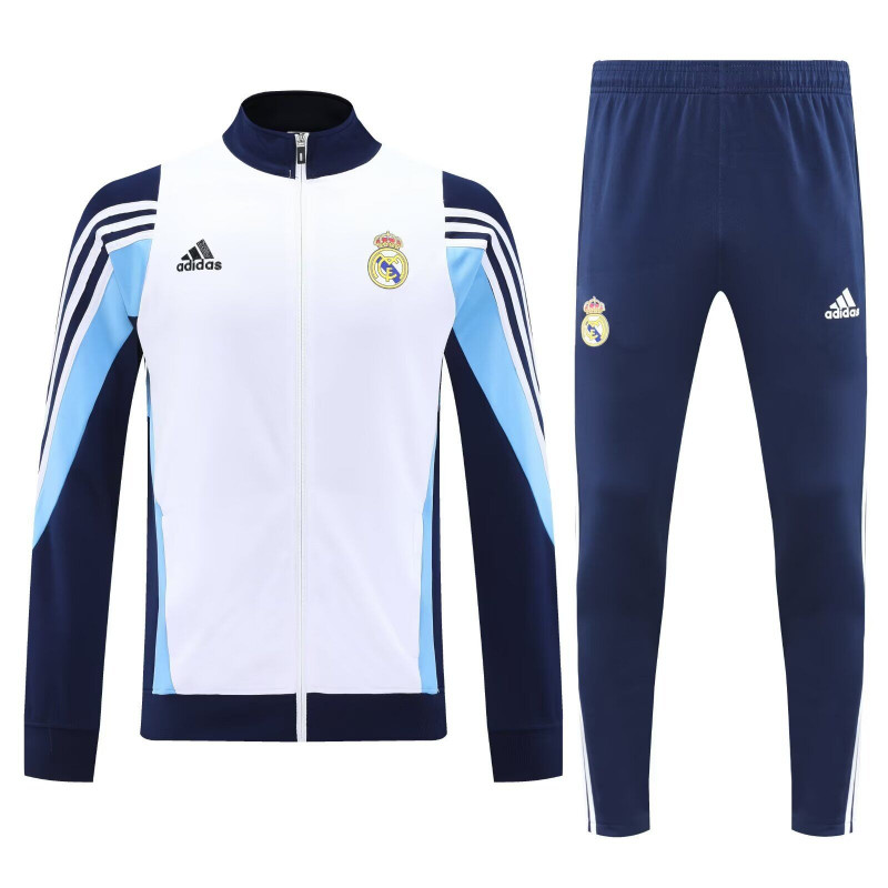 RM Chandal Retro Blanco Azul Oscuro
