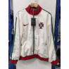 Portugal Cortavientos Retro Blanco Verde