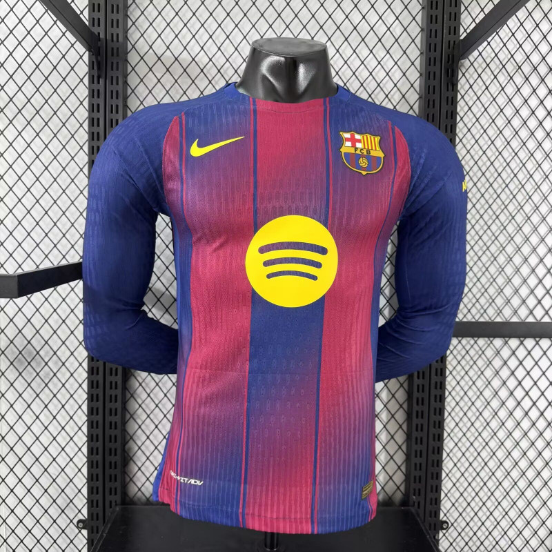 Barcelona Player Version Manga Larga Local 25-26