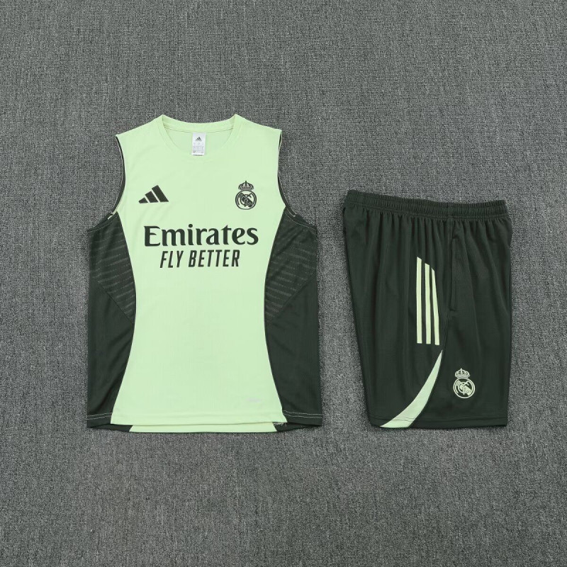 Kit Entrenamiento RM Sin Mangas Verde 25-26