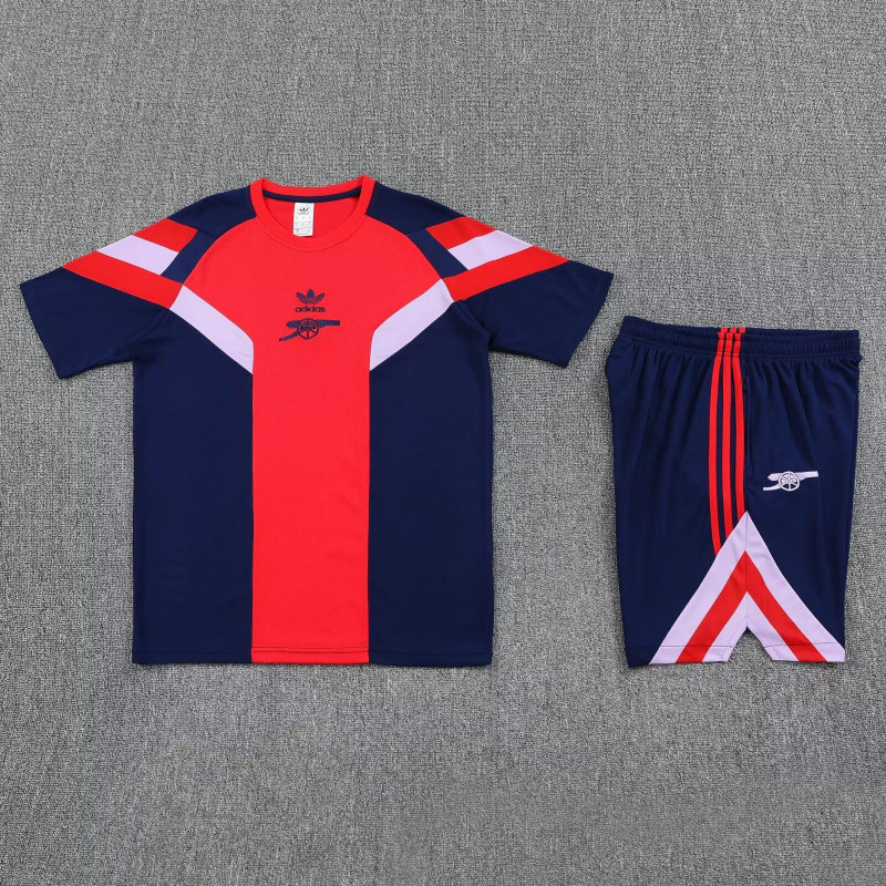 Kit Entrenamiento Arsenal Azul Rojo 25-26