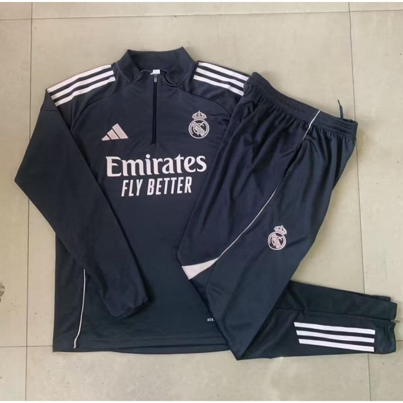 Chandal Entrenamiento Niño RM Gris Oscuro 25-26