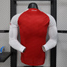 Arsenal Manga Larga Player Version Local 25-26