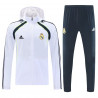 RM Chandal Cortavientos Blanco Con Capucha