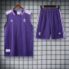 Kit Entrenamiento RM Sin Mangas Morado 25-26