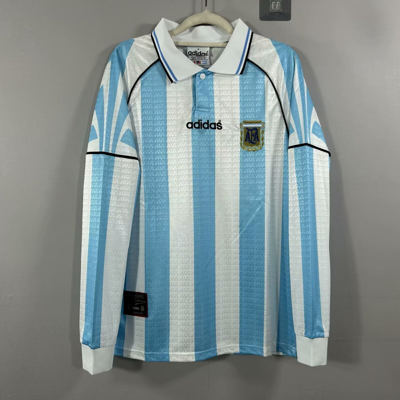 Argentina Retro Manga Larga Local 96-97