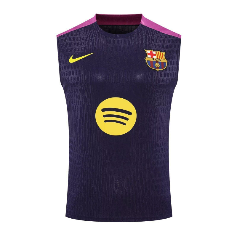 Barcelona Entrenamiento Player Version Sin Mangas Morada 25-26