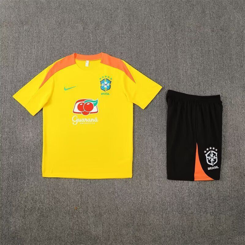 Kit Entrenamiento Brasil Amarillo 25-26
