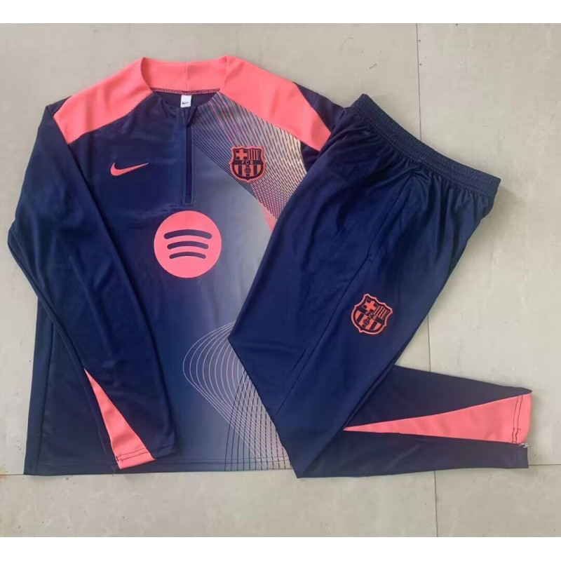 Barcelona Chandal Entrenamiento Azul Oscuro Rosa 25-26