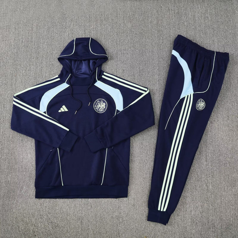 Ajax Chandal Con Capucha Azul 25-26