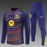 Chandal Entrenamiento Niño Barcelona Azul Lineas 25-26