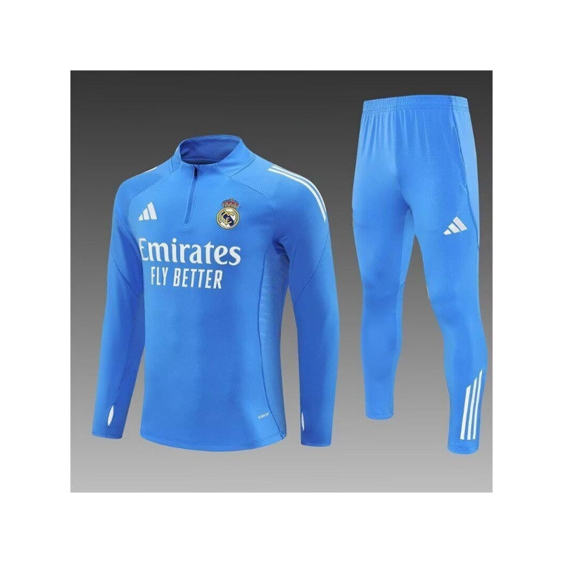 Chandal Entrenamiento Niño RM Azul 25-26
