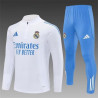 Chandal Entrenamiento Niño Real Madrid Blanco Azul 25-26