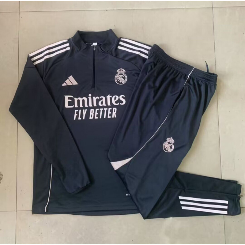 Chandal Entrenamiento Niño RM Gris Oscuro 25-26