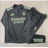 Chandal Entrenamiento Niño Real Madrid Gris Verde 25-26