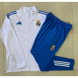 Chandal Niño RM Blanco Azul 25-26