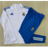 Chandal Niño RM Blanco Azul 25-26