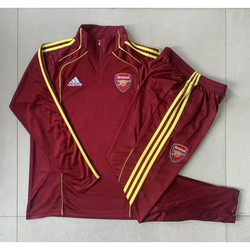 Chandal Niño Entrenamiento Arsenal Rojo Dorado 25-26
