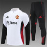 Chandal Niño Entrenamiento Manchester United Blanco Negro 25-26