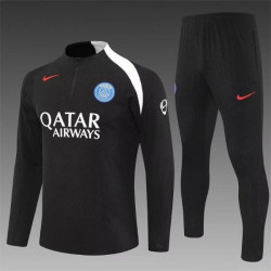 Chandal Niño Entrenamiento PSG Negro Blanco 25-26