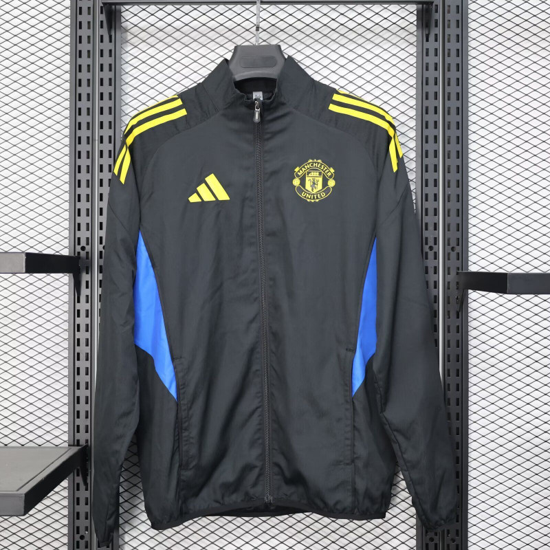 Manchester United Cortavientos Negro 25-26