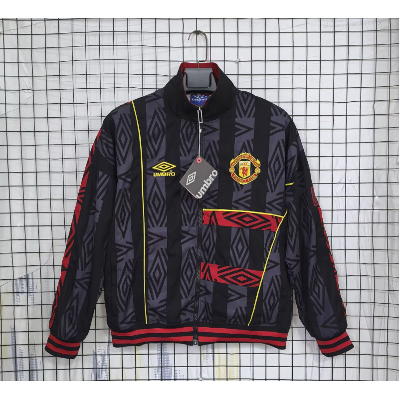 Manchester United Cortavientos Negro 93-95