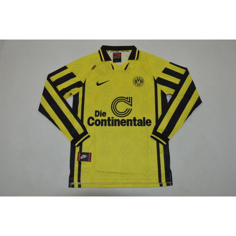 Borussia Dortmund Retro Manga Larga Local 96-97