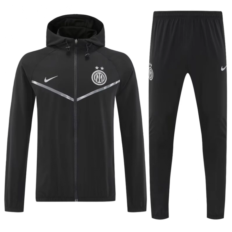 Inter de Milan Chandal Cortavientos Negro 25-26