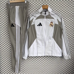 RM Chandal Cortavientos Gris Blanco 25-26