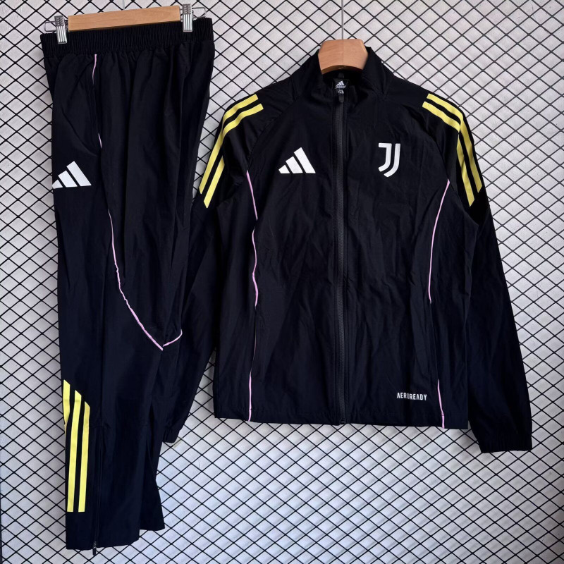 Juventus Chandal Cortavientos Negro 25-26