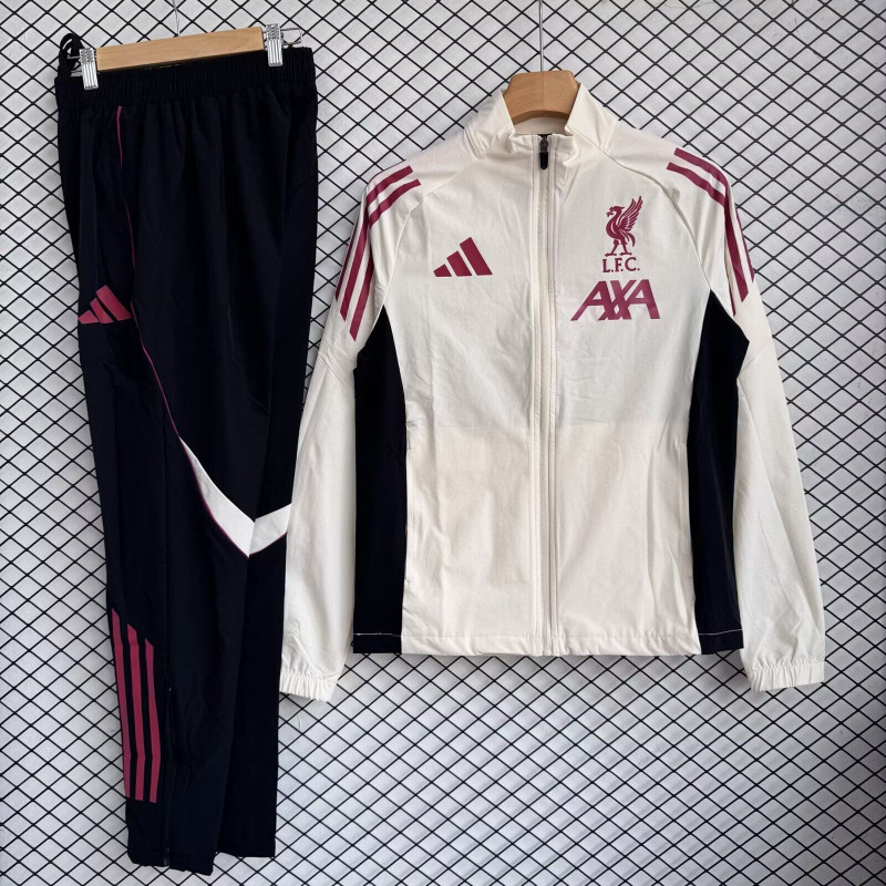 Liverpool Chandal Cortavientos Crema 25-26