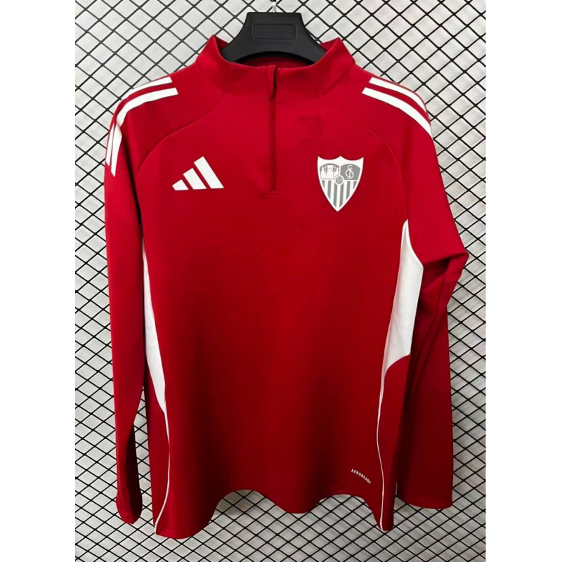 Sevilla Sudadera Entrenamiento Roja 25-26