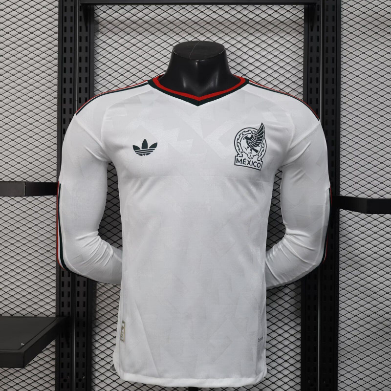 Mexico Player Version Manga Larga Visitante 2026