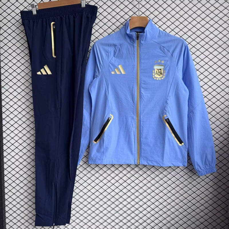 Argentina Chandal Cortavientos Azul 2026