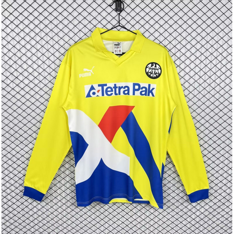 Eintracht Frankfurt Retro Manga Larga Visitante 93-96