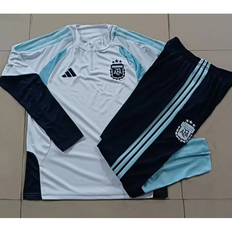 Chandal Niño Entrenamiento Argentina Blanco 2026