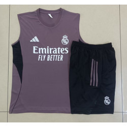 Kit Entrenamiento RM Sin Mangas Morado 25-26