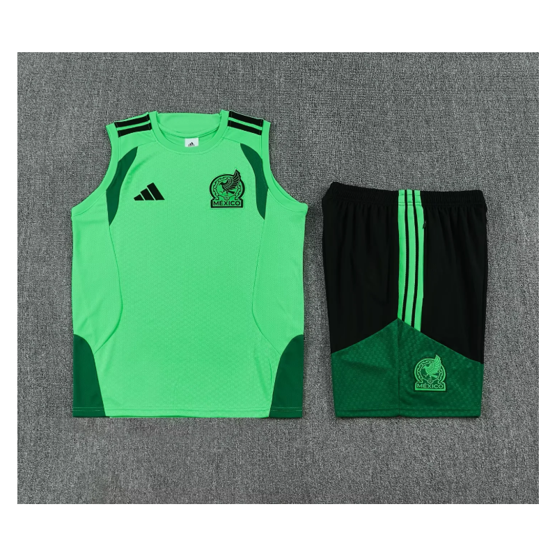Kit Entrenamiento Mexico Sin Mangas Verde 2026