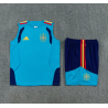 Kit Entrenamiento España Sin Mangas Azul 2026