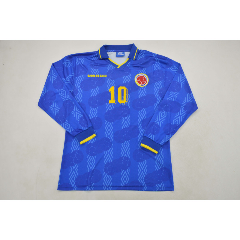 Colombia Retro Manga Larga Visitante 1994